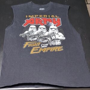 Star Wars Black Imperial Army Tank Top